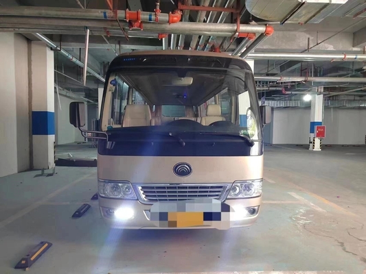 حافلة بمحرك ديزل Yutong T7 17 مقعدًا ناقل حركة أوتوماتيكي بنزين 2018 مستعملة 17 مقعدًا