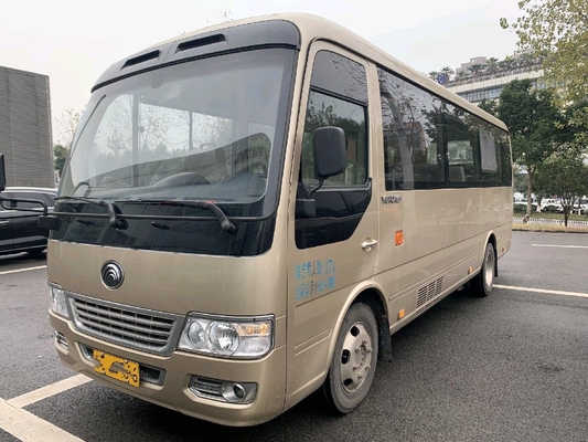 حافلة بمحرك ديزل Yutong T7 17 مقعدًا ناقل حركة أوتوماتيكي بنزين 2018 مستعملة 17 مقعدًا