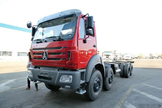 شاحنات بيبين الشاحنات المستخدمة شاحنات الشحن 8 * 4 وضع القيادة 240 حصان محرك Weichai