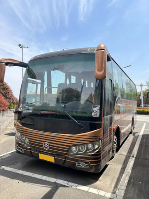حافلة فاخرة مستعملة 39 مقعداً لون ذهبي يورو 4 محرك يوتشاي Golden Dragon Bus XML6907