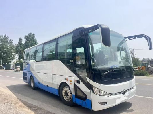 الحافلة المستخدمة بالديزل مع الداخلية الفاخرة ZK6907H6Y1 17 مقاعد جلدية الكنيسة / المنظمات غير الحكومية لوحة تحكم نظيفة