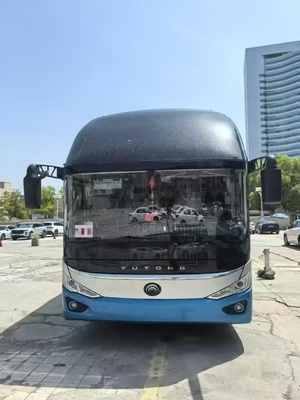 مركبة نقل عامة مستعملة ZK6137 مقصورة نظيفة 56 مقعداً ركاب ثقيلون حالة جيدة للجسم
