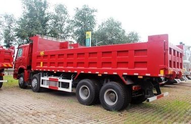 أحمر اللون دونغفنغ 2 شاحنة قلابة اليد مع محرك 6x4 EURO 3 محرك ديزل