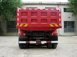 أحمر اللون دونغفنغ 2 شاحنة قلابة اليد مع محرك 6x4 EURO 3 محرك ديزل