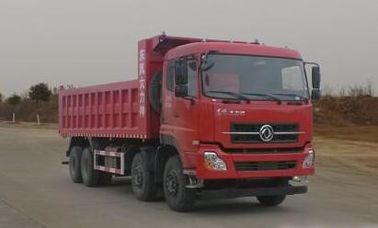 385HP أحمر اللون تستخدم الشاحنات الثقيلة ، شاحنة قلابة الديزل المستعملة