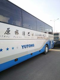 6122HQ9A 51 مقعد Yutong مستعمل محرك ديزل كوستر حافلة اليسار اليد مع A / C