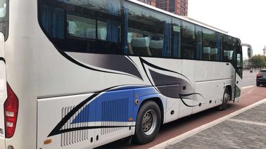 لون أبيض 11 م طول مستعملة حافلة يوتونج كوتش 51 مقاعد Yuchai Engine 2016 Year