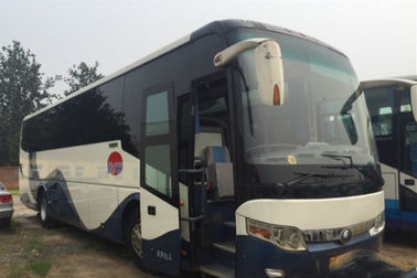 55 مقعدًا مستعملة حافلة Yutong المستعملة ZK6117 موديل Coach 2011 لعام 2011 مع قوة AC 300ps