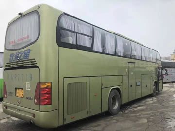 2014 سنة Beifang Used Coach Bus 6128 Model 57 Stains WP Engine الباب الأوسط مع وسادة هوائية / مرحاض