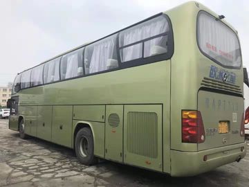 2014 سنة Beifang Used Coach Bus 6128 Model 57 Stains WP Engine الباب الأوسط مع وسادة هوائية / مرحاض