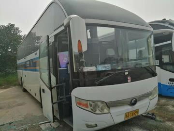 51 مقعدًا ببابين حافلة ركاب مستعملة LHD / RHD Zk6127 موديل Yutong Bus 2010 Year