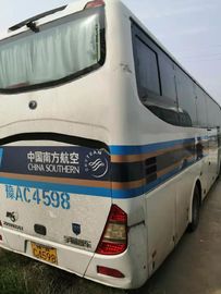 51 مقعدًا ببابين حافلة ركاب مستعملة LHD / RHD Zk6127 موديل Yutong Bus 2010 Year