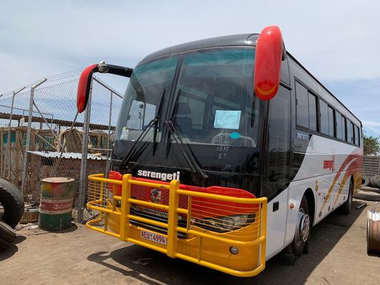RHD 6 اسطوانات تستخدم حافلة سياحية Zhongtong LCK6118 49 مقعدًا