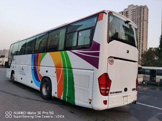 ركاب Zk6118 336kw 49 مقعدًا حافلات Yutong مستعملة 2017 سنة وسادة هوائية هيكل Weichai 336kw