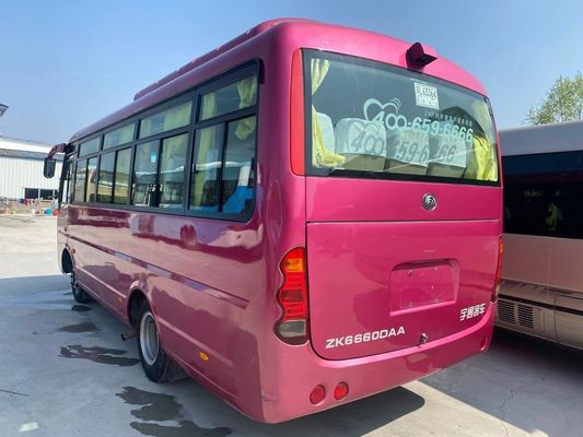 حافلات Yutong مستعملة موديل ZK6660 24 مقعدًا حافلة ركاب مستعملة Euro IV هيكل فولاذي محرك أمامي توجيه يسار