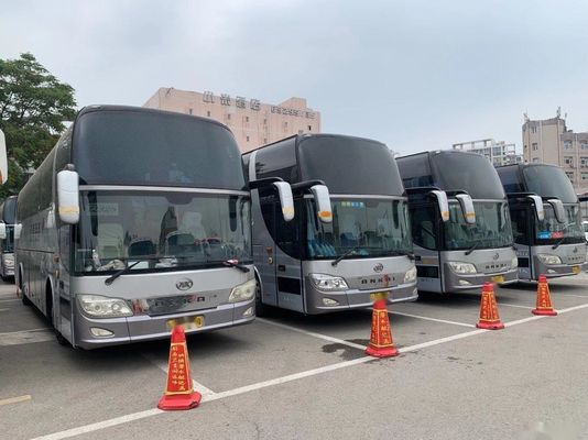 حافلة حافلات مستعملة Ankai HFF6120 51 مقعدًا تستخدم حافلة ركاب Yuchai Engine 228kw تعبئة عارية
