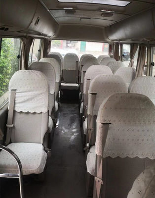 2017 سنة 23 مقاعد بنزين مستعملة حافلة تويوتا كوستر حافلة ميني كوتش
