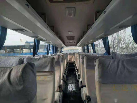Higer Brand Used Coach Bus KLQ6109 46 Seats Low Kilometer Left Steering Single Door
