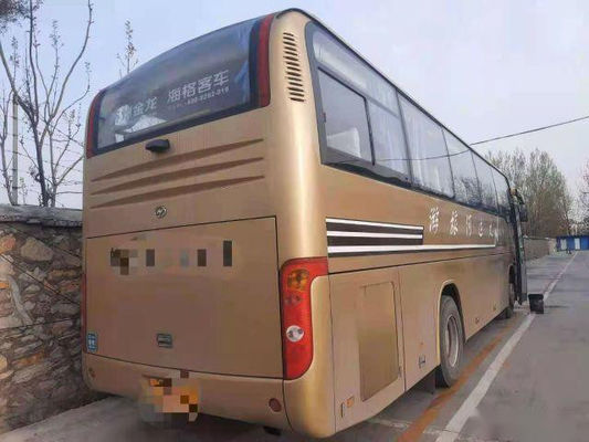 Higer Brand Used Coach Bus KLQ6109 46 Seats Low Kilometer Left Steering Single Door