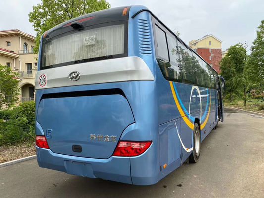 وصول جديد حاليًا مستعمل Higer KLQ6115 Coach Bus 51 مقعدًا محرك ديزل مستعمل نصف Yuchai تشغيل جيد