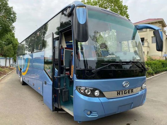وصول جديد حاليًا مستعمل Higer KLQ6115 Coach Bus 51 مقعدًا محرك ديزل مستعمل نصف Yuchai تشغيل جيد