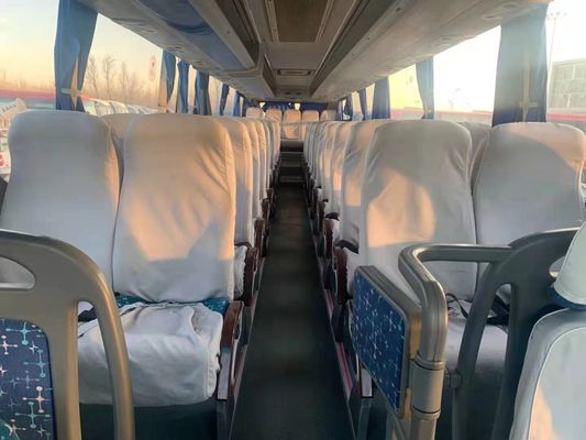 2012 سنة 53 مقاعد مستعملة ZHONGTONG Coach Bus LCK6125H مع مكيف هواء للسياحة