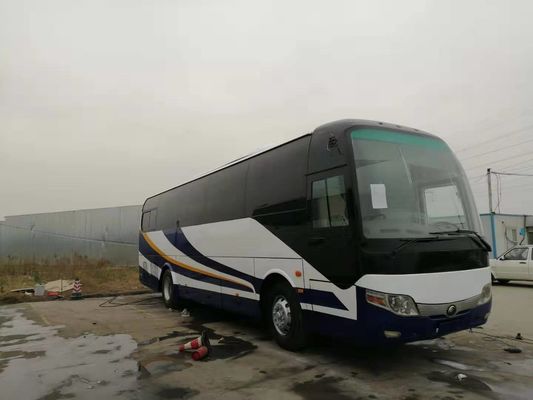47 مقعدًا تستخدم Yutong ZK6107 Bus Used Coach Bus 2014 Year 100km / H Steering RHD
