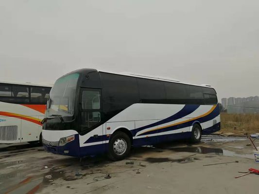 47 مقعدًا تستخدم Yutong ZK6107 Bus Used Coach Bus 2014 Year 100km / H Steering RHD