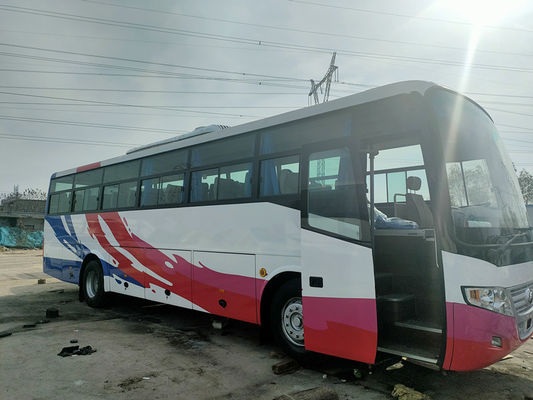 57 مقعدًا 2014 سنة مستعملة محرك ديزل Yutong Bus ZK6112D LHD Driver لا حادث