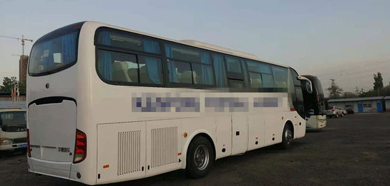 47 مقعدًا تستخدم Yutong ZK6110 Bus حافلة سياحية مستعملة 2012 سنة 100 كم / ساعة توجيه محركات ديزل LHD