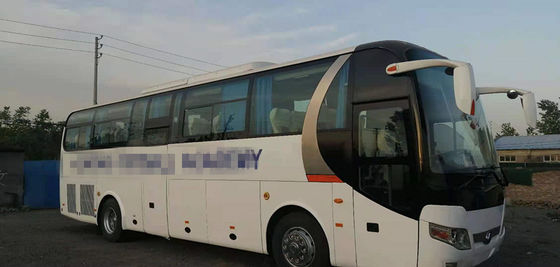 47 مقعدًا تستخدم Yutong ZK6110 Bus حافلة سياحية مستعملة 2012 سنة 100 كم / ساعة توجيه محركات ديزل LHD