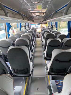 ZK6119 Yutong Bus Rear Engine Euro V 51 مقعد وسادة هوائية هيكل حافلة سياحية مستعملة
