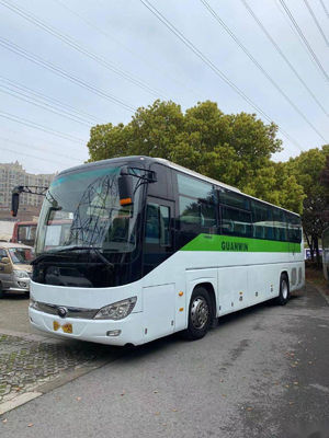 ZK6119 Yutong Bus Rear Engine Euro V 51 مقعد وسادة هوائية هيكل حافلة سياحية مستعملة