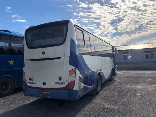 حافلة سياحية مستعملة ZK6908 38 مقعدًا مقودًا يسارًا Yuchai محرك خلفي Euro III هيكل فولاذي مستعمل Yutong حافلة