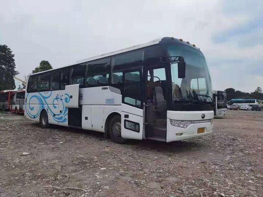 تستخدم Yutong Bus ZK6122 49 مقعدًا بهيكل فولاذي أبواب مزدوجة مستعملة حافلة ركاب محرك اليد اليسرى WP.10 المحرك الخلفي