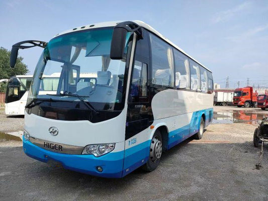 حافلة صغيرة مستعملة KLQ6896 39 مقاعد Euro IV Yuchai Engine مستعمل Higer Bus