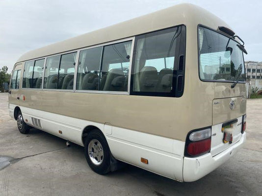 Toyota Coaster Bus for Africa Gaosilne 2TR Engine 108KW 23 Seats Left Hand Drive