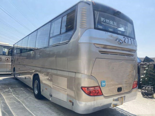 حافلة حافلات مستعملة ماركة Higer KLQ6115 51 مقعدًا Weichai الخلفي محرك وسادة هوائية هيكل أبواب مزدوجة التوجيه الأيسر