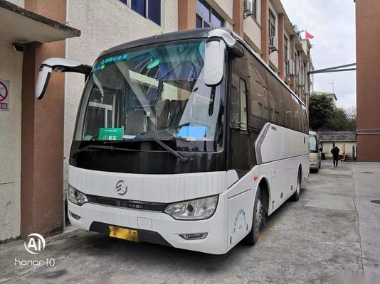 حافلة التنين الذهبي المستعملة 41 مقعدًا وسادة هوائية جيدة للحافلة ذات الهيكل Euro IV باب واحد