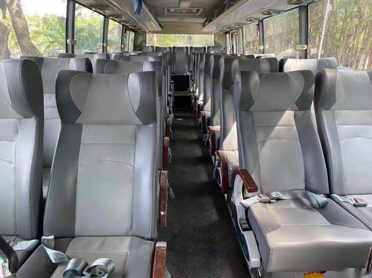 حافلة التنين الذهبي المستعملة 41 مقعدًا وسادة هوائية جيدة للحافلة ذات الهيكل Euro IV باب واحد