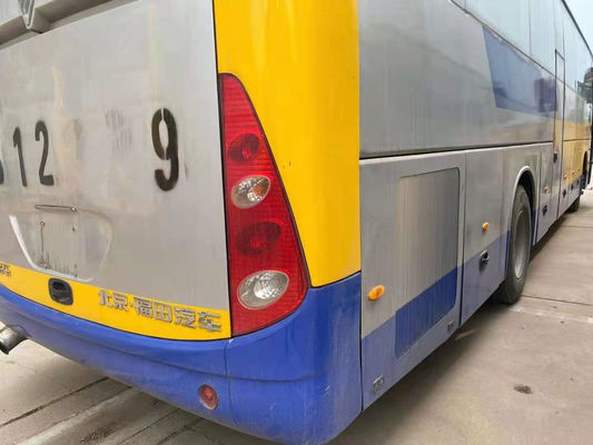 2011 سنة 51 مقاعد مستعملة Foton Bus BJ6120 حافلة سياحية مستعملة مقاعد جديدة وقود ديزل LHD في حالة جيدة