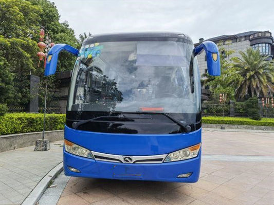 مستعملة نموذج الحافلة السياحية XMQ6859 العلامة التجارية Kinglong 35 مقعدًا منخفض الكيلومتر Euro III مستعمل Mini Coach