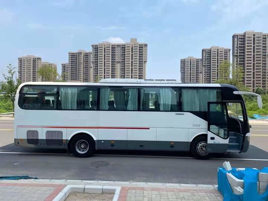 47 مقعدًا تستخدم Yutong ZK6107 Bus Used Coach Bus 2009 Year 100km / H Steering LHD NO Accident
