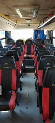 حافلة صغيرة مستعملة للبيع 19 مقعدًا حافلة قصيرة للعام الجديد للبيع بالقرب مني تستخدم حافلة Yutong ZK6729D Front Engine Coach