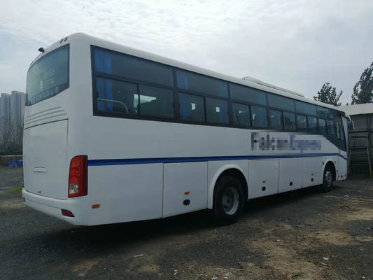 54 مقعدًا 2014 سنة محرك أمامي للحافلة مستعملة RHD سائق التوجيه تستخدم Yutong Bus ZK6112D بدون حوادث