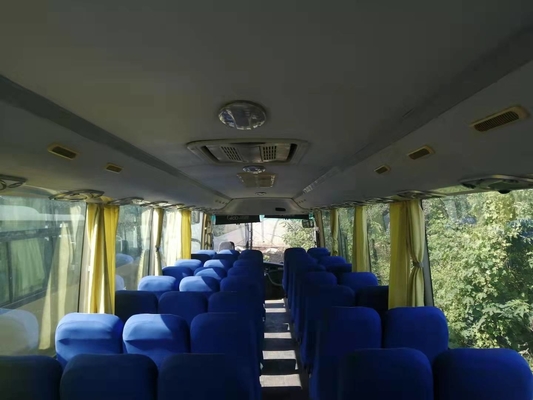 68 Seat Yutong Bus Travel تستخدم حافلة الركاب ZK6146 ديزل اليد اليسرى التوجيه 2013 سنة