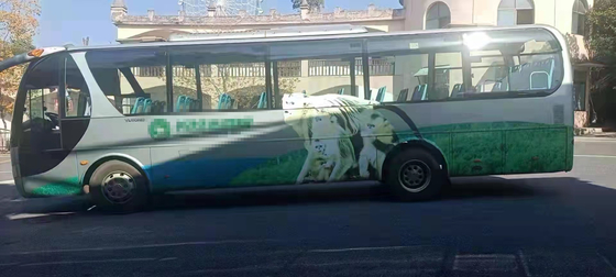 46 مقعدًا 2015 سنة Yutong ZK6100 حافلة سياحية مستعملة LHD توجيه 100 كم / ساعة