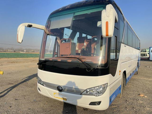 2 محور يستخدم Passanger Yutong Bus Luxury 33 مقعدًا وسادة هوائية مزدوجة الأبواب