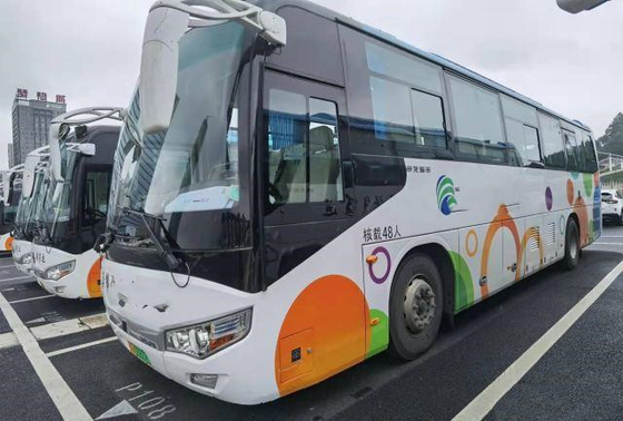 الحافلة الكهربائية SLK6118 Shenlong Bus Custom Coach 48seats مقاعد الحافلات الفاخرة