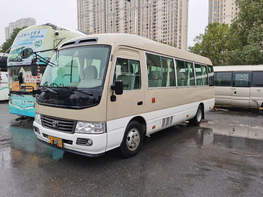 30 مقعدًا تستخدم Coaster Bus 2TR مستعملة بنزين Toyota Bus